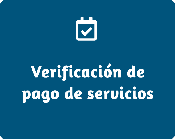 Verificación de pago de servicios